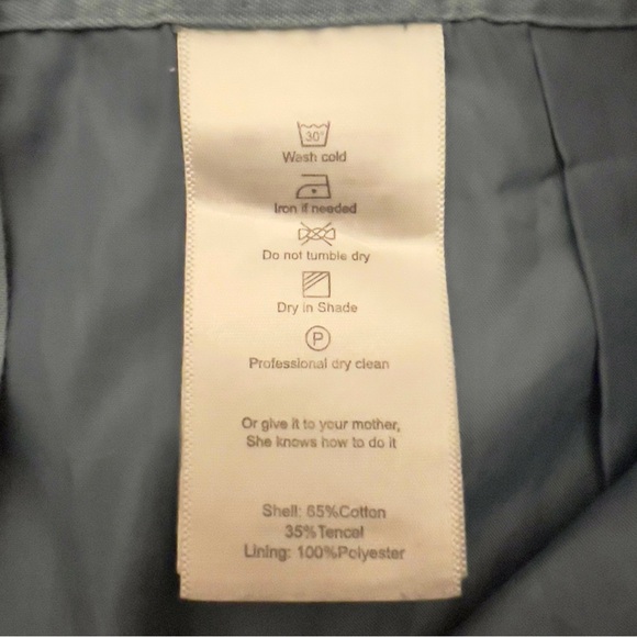 ZINK LONDON Light Blue Striped Shorts - Picture 8 of 8